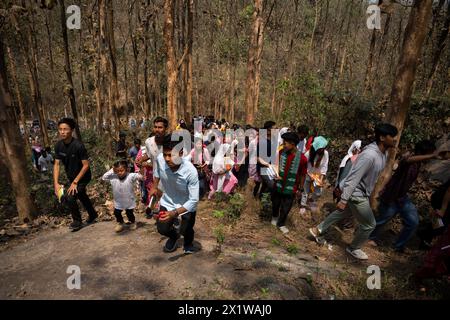 Christian Devotees Takes Part In A Perform To Re-enactment Of The 