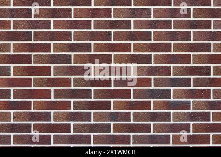 New brick wall texture with white grout Stock Photo