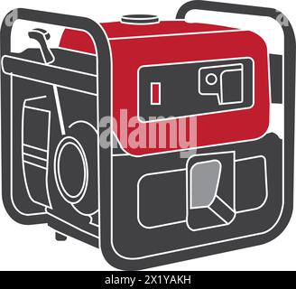 Electric Generator icon,vector illustration design Stock Vector