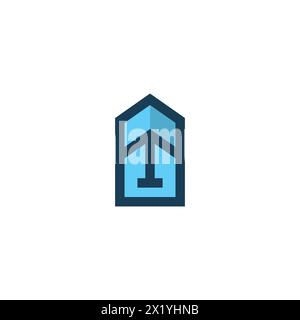 Home Decor Logo Simple. Real Estate Icon Stock Vector
