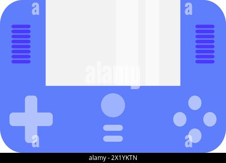 Portable video game. Portable video game icon. Stock Vector