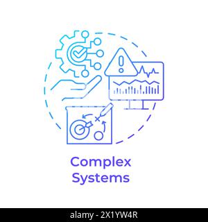 SCADA blue gradient concept icon Stock Vector Image & Art - Alamy