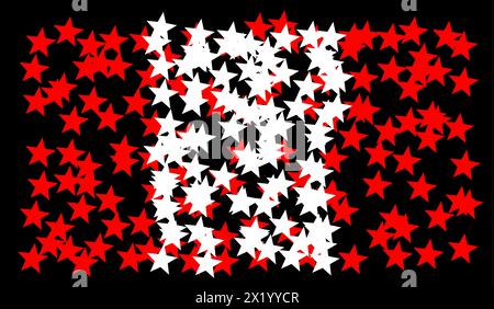 stars. lots of sparkling stars fill the background Stock Vector
