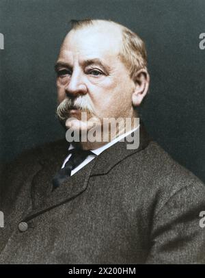 Grover Cleveland. By Pach Brothers Studio. Between 1904. Stock Photo
