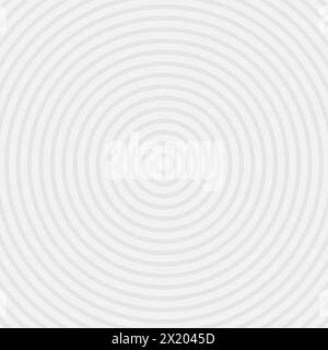 abstract gray background featuring stripes in the shape of circles Stock Vector