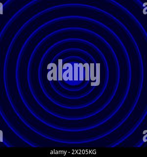 regular blue circle line pattern. illustration of sound waves, signals, networks. vector illustration Stock Vector