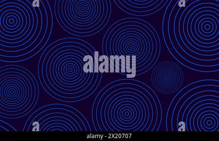 abstract wavy circles. abstract rounds background Stock Vector