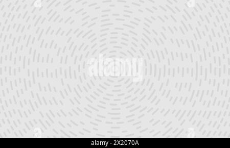 abstract grey background with a pattern of broken circle lines Stock Vector