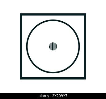 clothes button symbol icon, black vector sign with editable strokes ...