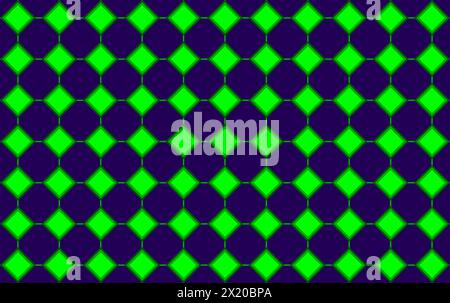 green ceramics tile pattern background Stock Vector