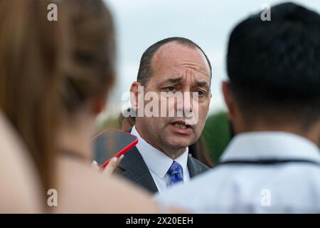 Washington, United States. 18th Apr, 2024. United States Representative Bob Good (Republican of Virginia) exits the Capitol after a House vote in Washington, DC, USA on Thursday, April 18, 2024. Photo by Annabelle Gordon/CNP/ABACAPRESS.COM Credit: Abaca Press/Alamy Live News Stock Photo