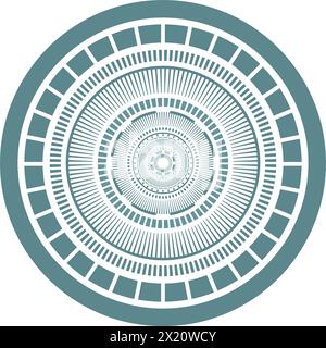 creative circle background Stock Vector