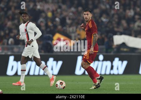 Leandro Paredes of AS Roma during the UEFA Europa League 2023/24 Semi ...