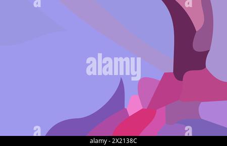 Aesthetic colorful abstract background with copy space area. Suitable for poster and banner Stock Vector