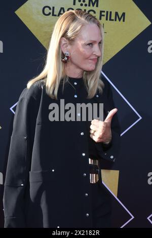April 18, 2024, Los Angeles, Ca, USA: LOS ANGELES - APR 18: Uma Thurman at the 2024 TCM Classic Film Festival Opening Night - 30th Anniversary Presentation Of ''Pulp Fiction'' at the TCL Chinese Theater IMAX on April 18, 2024 in Los Angeles, CA (Credit Image: © Kay Blake/ZUMA Press Wire) EDITORIAL USAGE ONLY! Not for Commercial USAGE! Stock Photo