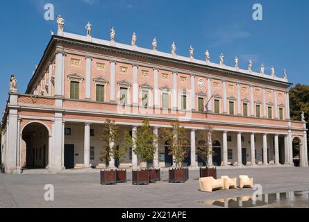 Teatro Municipale Romolo Valli (Municipal Theatre), Piazza Vittoria, Reggio Emila, Emilia Romagna, Italy Stock Photo