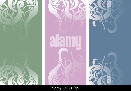 Color vertical banners Stock Vector