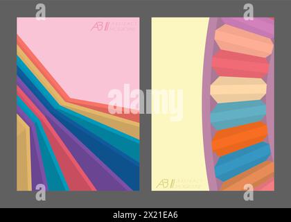 Colorful background with an abstract pattern of arbitrary lines ...