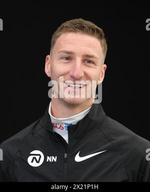 Great Britain's Marc Scott during the elite men's press conference held ...