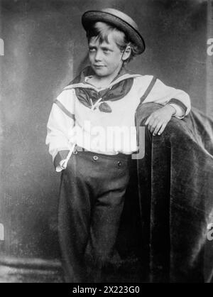 King George as young boy, 1870, 1911. Stock Photo