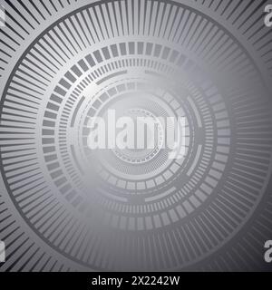 circle metal art background Stock Vector