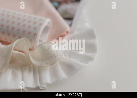 paper for packaging close-up, handmade, light background. High quality photo Stock Photo