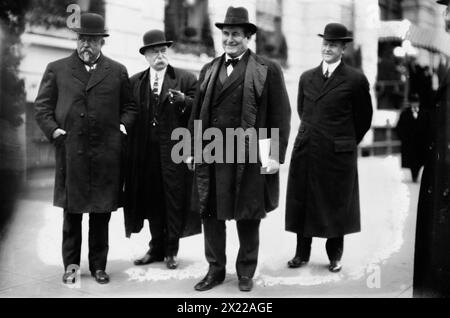 W.J. Bryan, 1913. Shows politician William Jennings Bryan (1860-1925). Stock Photo