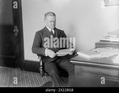 H. Snowden Marshall, between c1910 and c1915. Shows Hudson Snowden Marshall (1870-1931), US District Attorney for New York's Southern District, from 1913-1917. Stock Photo