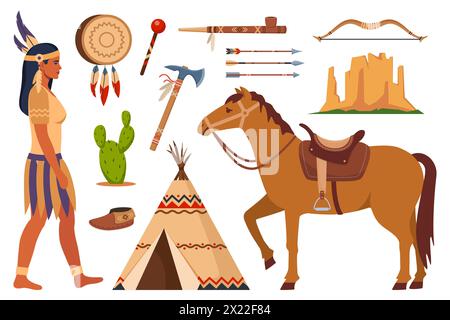 Ancient Native American Symbols Set Stock Vector Image & Art - Alamy