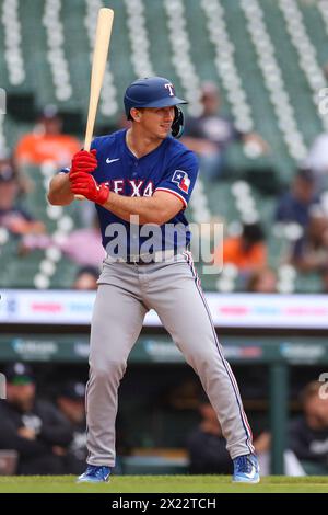 Texac Rangers Texas Rangers' Wyatt Langford waits on a pitch during a baseball game ...