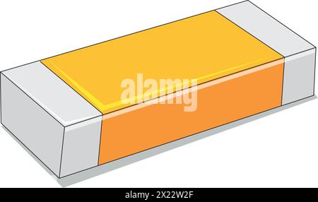 Eraser vector illustration Stock Vector