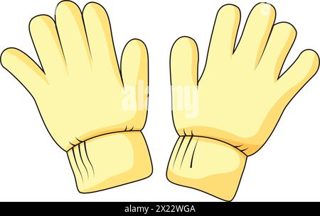 Hand gloves vector illustration Stock Vector