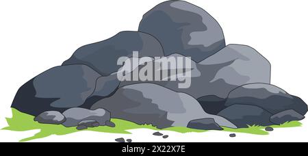 Rock vector illustration Stock Vector
