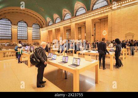 Apple Store, Grand Central Station, Manhattan, New York City, New York, USA, New York City, New York, USA Stock Photo