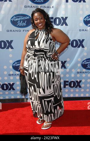 Hollywood, USA. 19th Apr, 2024. Contemporary Christian recording artist and American Idol contestant Mandisa Lynn Hundley, 47, died on April 18, 2024 at her home in Nashville, TN. Cause of death is unknown right now.-------------------------------------------------- May 23, 2007 Hollywood, Ca. Mandisa Hundley American Idol 6th Season Grand Finale Held at the Kodak Theatre © Tammie Arroyo/AFF-USA.com Credit: AFF/Alamy Live News Stock Photo