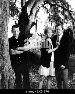 Robert De Niro, Jessica Lange, Nick Nolte, on-set of the film, 'Cape Fear, Universal Pictures, 1991 Stock Photo