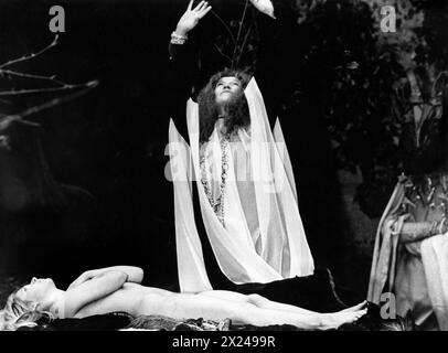 Elisabeth Bergner, Jane Deady, on-set of the British film, 'Cry Of The Banshee', American International Pictures, 1970 Stock Photo