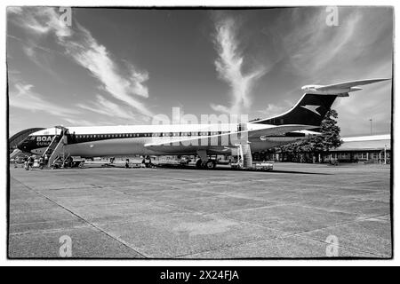 A BOAC Cunard Vickers VC10 1960s airliner Stock Photo