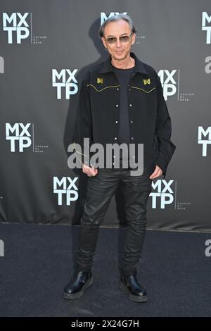 Milan, Italy. 19th Apr, 2024. Milan, Photocall on the occasion of the MXTP Launch Party. In the photo: Abertino Credit: Independent Photo Agency/Alamy Live News Stock Photo