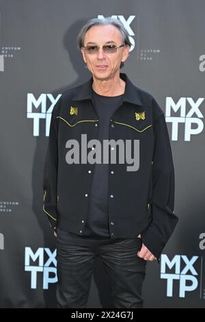 Milan, Italy. 19th Apr, 2024. Milan, Photocall on the occasion of the MXTP Launch Party. In the photo: Abertino Credit: Independent Photo Agency/Alamy Live News Stock Photo