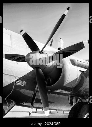 1951 British RAF Avro Shackelton maritime patrol  plane on display at the Pima Air & Space Museum in Tucson, AZ Stock Photo