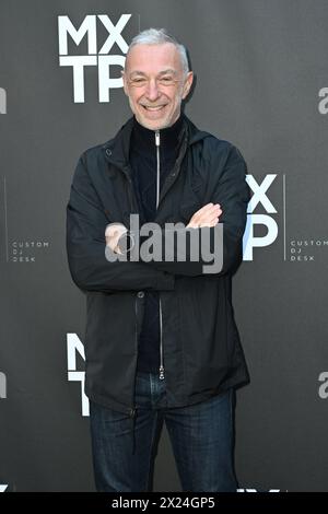 Milan, Italy. 19th Apr, 2024. Milan, Photocall on the occasion of the MXTP Launch Party. In the photo: Linus Credit: Independent Photo Agency/Alamy Live News Stock Photo