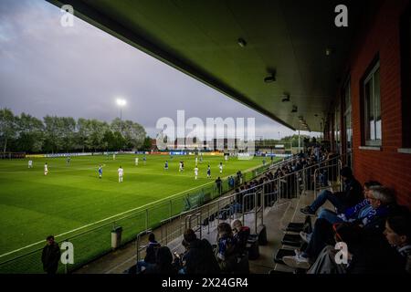 Gent, Belgium. 19th Apr, 2024. Illustration picture shows the Chillax Arena taken during a soccer game between KAA Gent Ladies and RSCA Women, Friday 19 April 2024 at the Chillax Arena in Gent, on day 5 of the play-off group A of the Super League women's competition. BELGA PHOTO JASPER JACOBS Credit: Belga News Agency/Alamy Live News Stock Photo