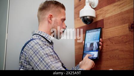 Cctv Security System Alarm Home Office Equipment Stock Photo