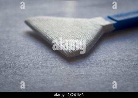 Head of a full frame sensor swab - mirrorless camera sensor cleaning tool in closeup detail wallpaper Stock Photo
