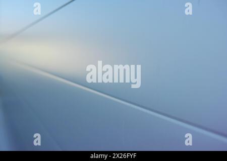 Wallpaper, background and metal texture with space, architecture and building for strong vignette. Wall, decoration and white with lines, backdrop and Stock Photo