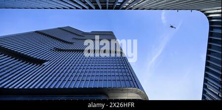 Zhengzhou Twin Towers Office Building Stock Photo