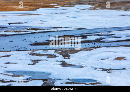 Ice and Snow Scenery Stock Photo