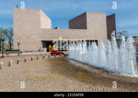 Washington, D.C.  Entrance, East Wing, National Gallery of Art. Stock Photo
