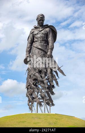 RZHEV, RUSSIA - JULY 15, 2022: Rzhev Memorial to the Soviet soldier, Russia Stock Photo